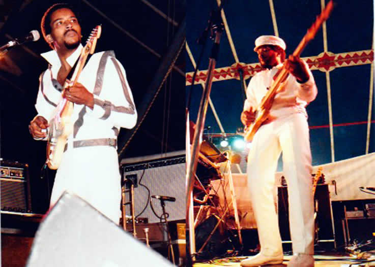 Soul on a Summers Day event at King Georges Park Wandsworth London 1984 Supers stars Change live on stage