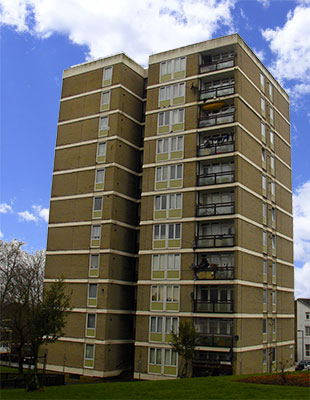 Horizon Radio Transmitter site from 1982 until 1984 Rhy Hill Peckham Nunhead London